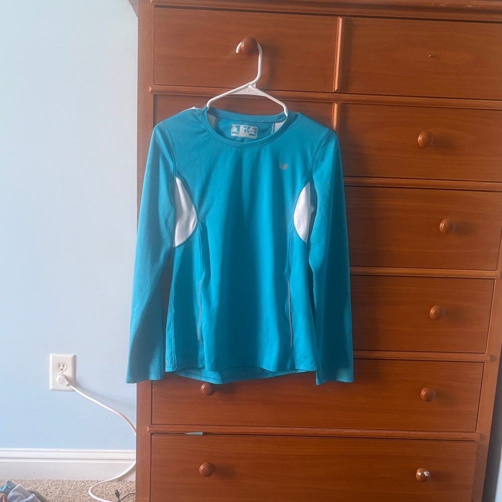 New Balance Teal Long Sleeve Tee